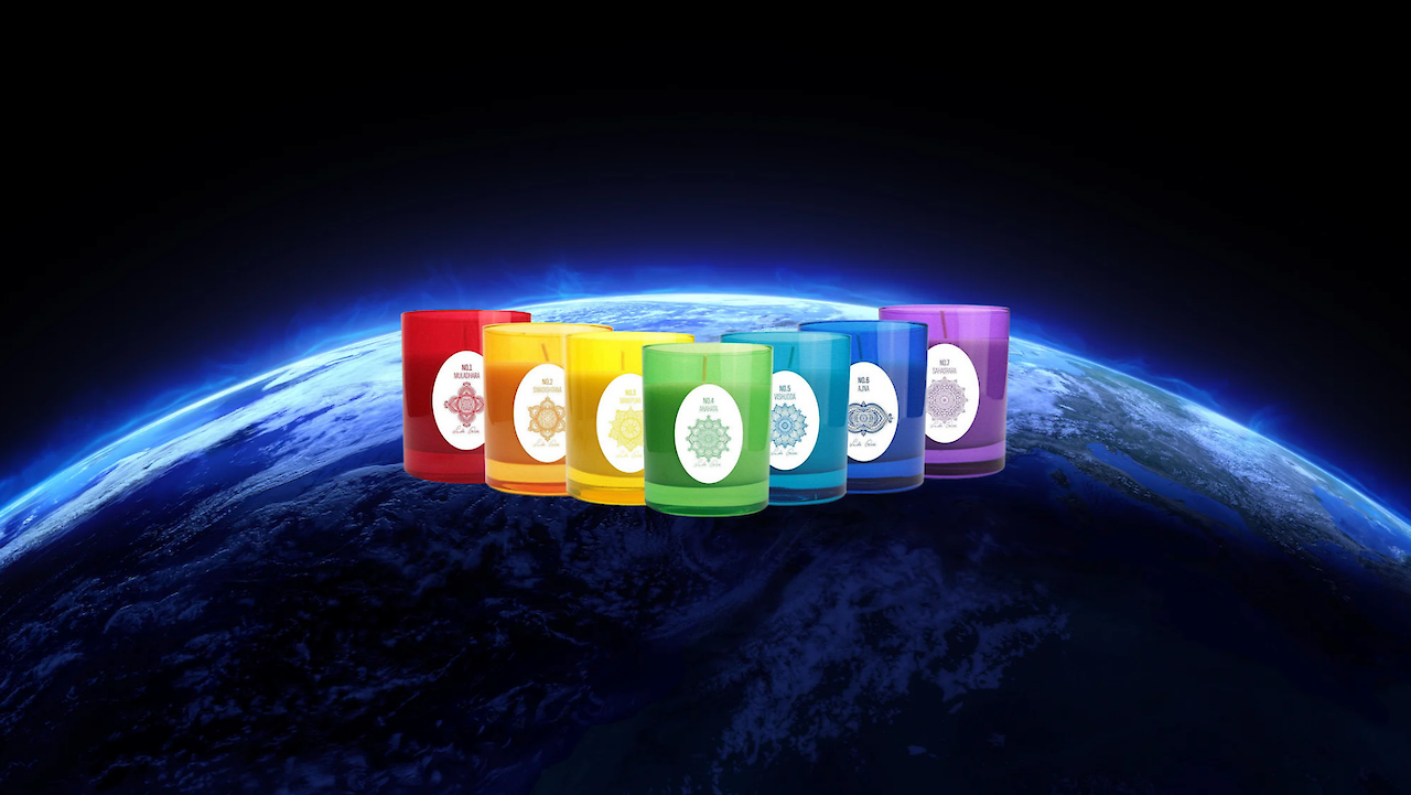 Chakra Duftkerzen Set
