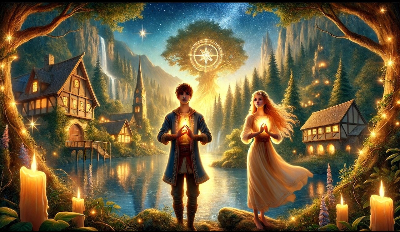 Elara und Aurons Reise zum Herz der Erde